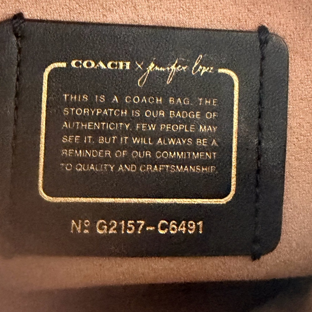 COACH x Jennifer Lopez Marley Top Handle Quilted Leather Bag - Picture 15 of 16